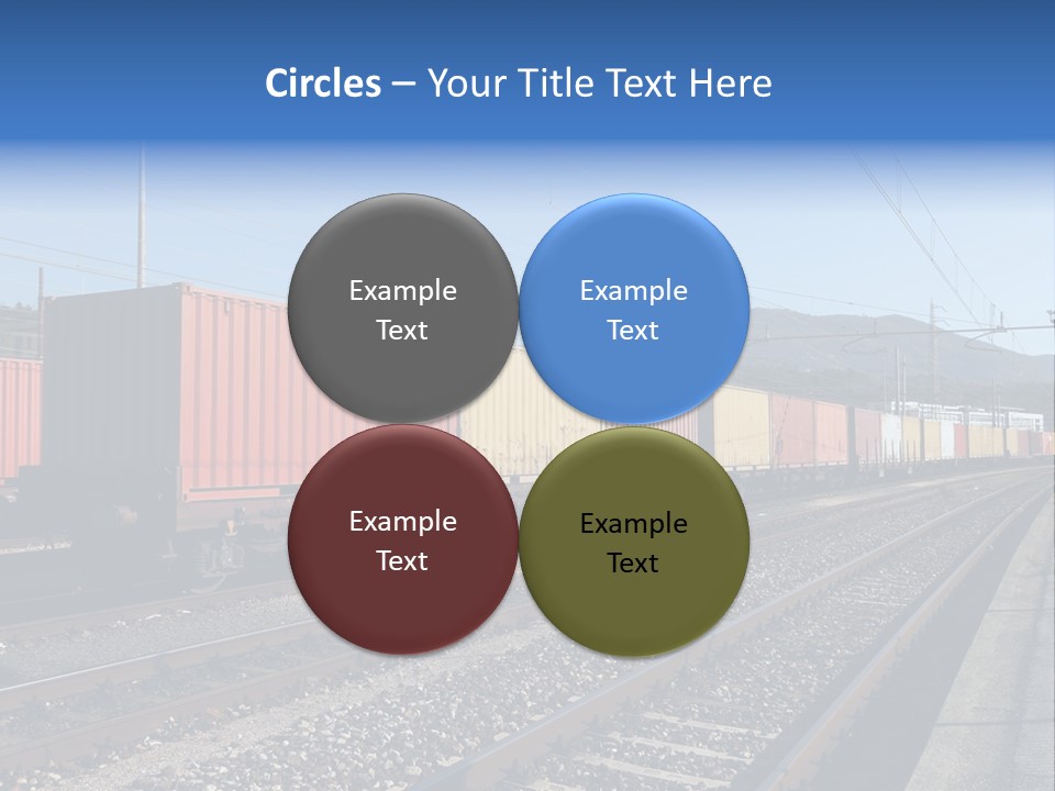 Motion Electric Cargo PowerPoint Template