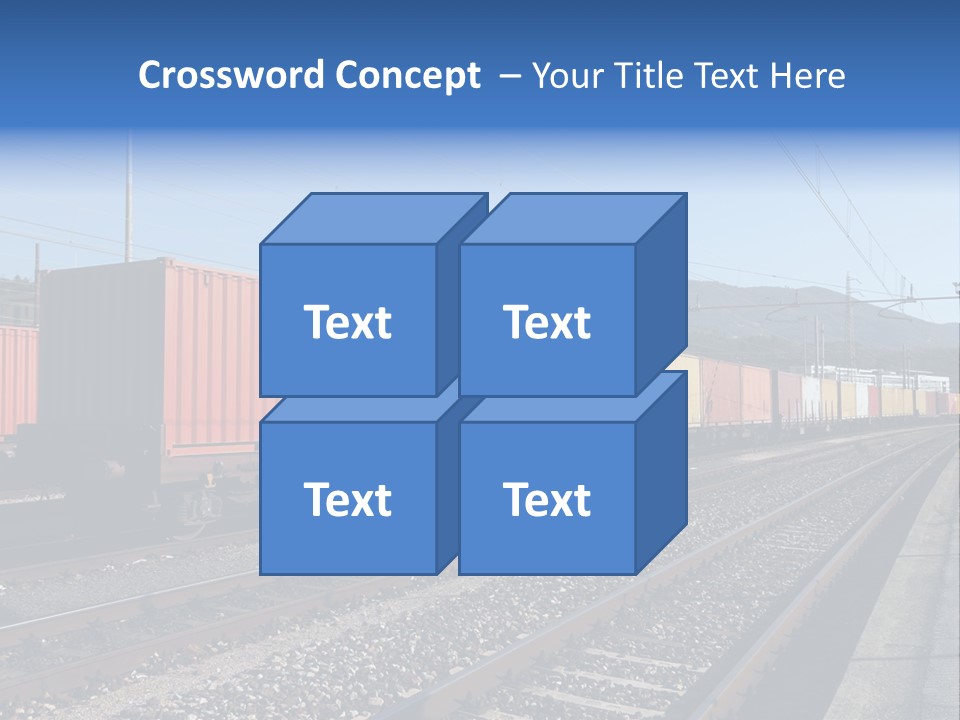 Motion Electric Cargo PowerPoint Template