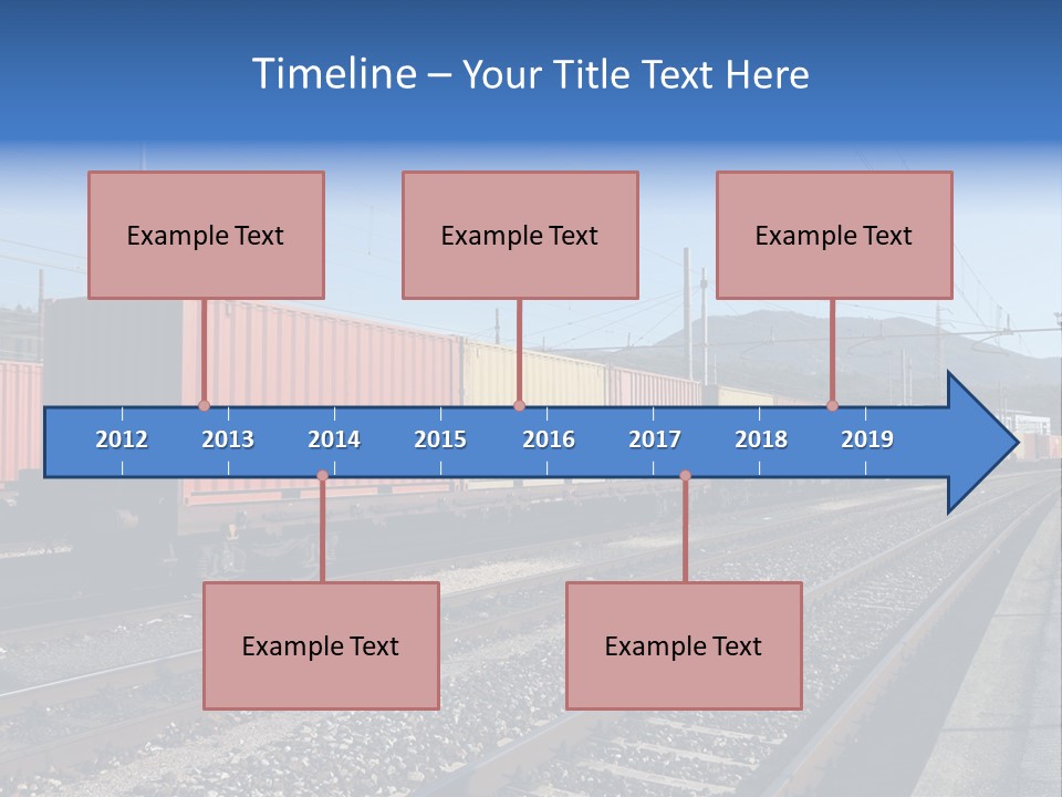Motion Electric Cargo PowerPoint Template