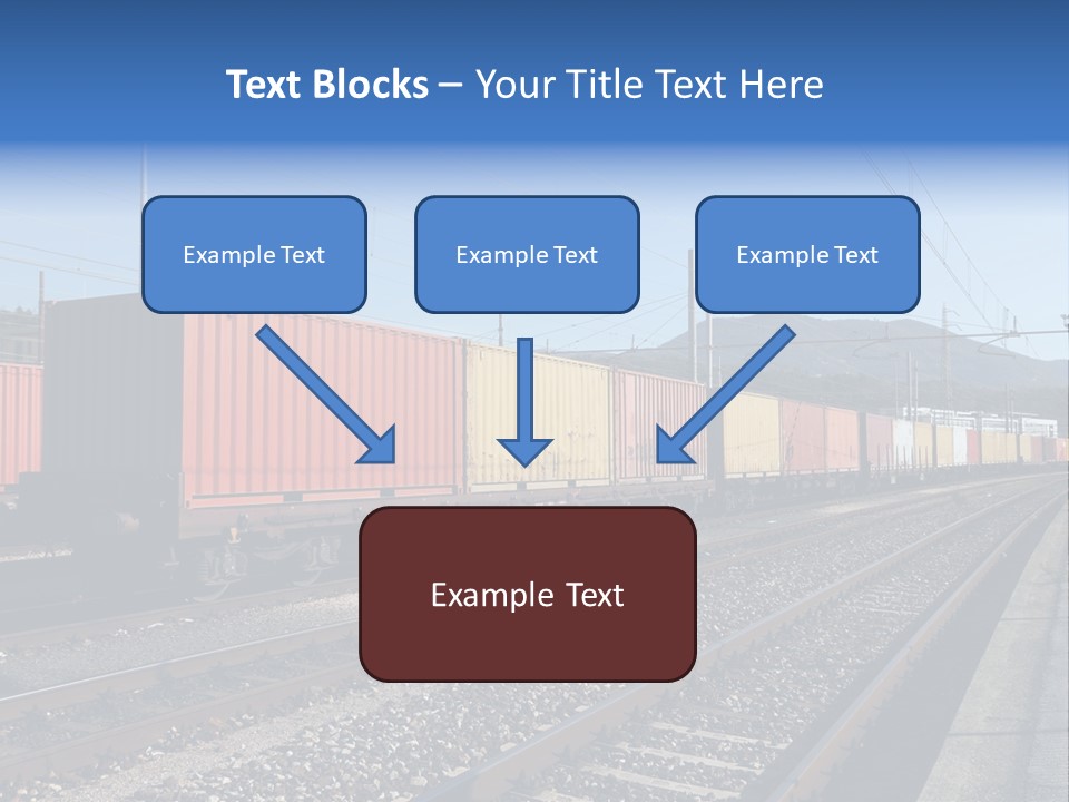 Motion Electric Cargo PowerPoint Template