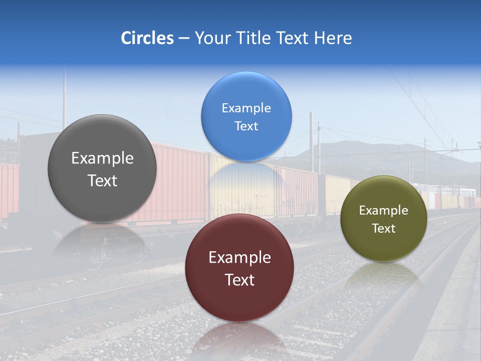 Motion Electric Cargo PowerPoint Template