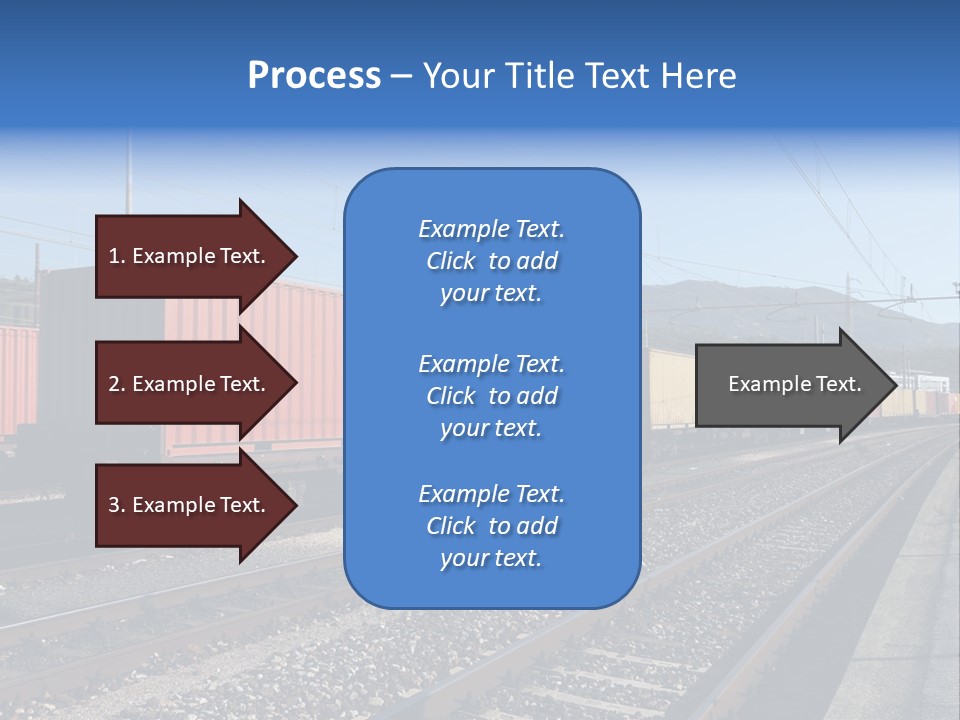 Motion Electric Cargo PowerPoint Template