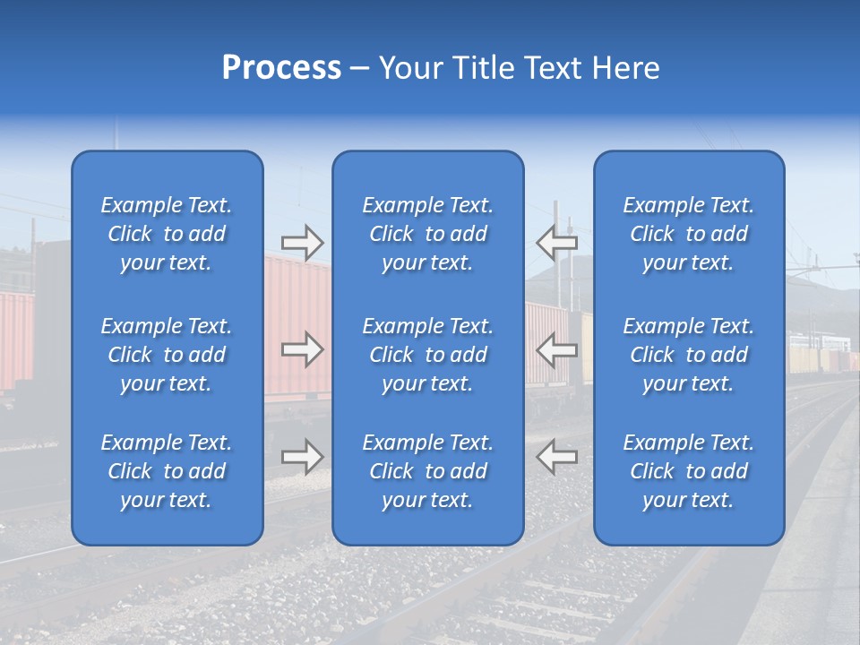 Motion Electric Cargo PowerPoint Template