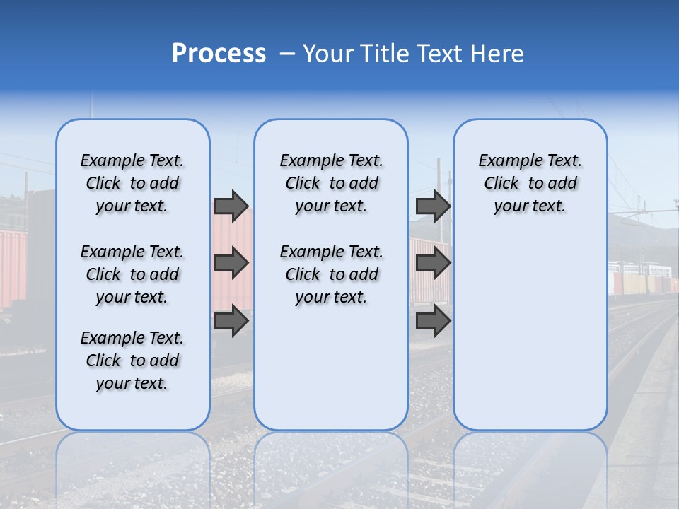 Motion Electric Cargo PowerPoint Template