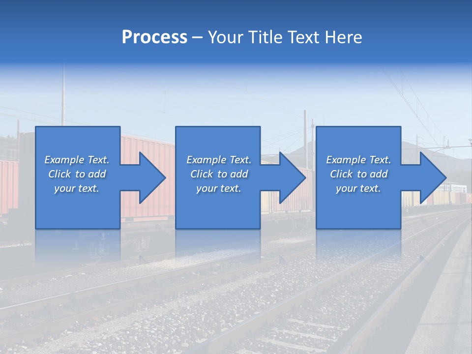 Motion Electric Cargo PowerPoint Template