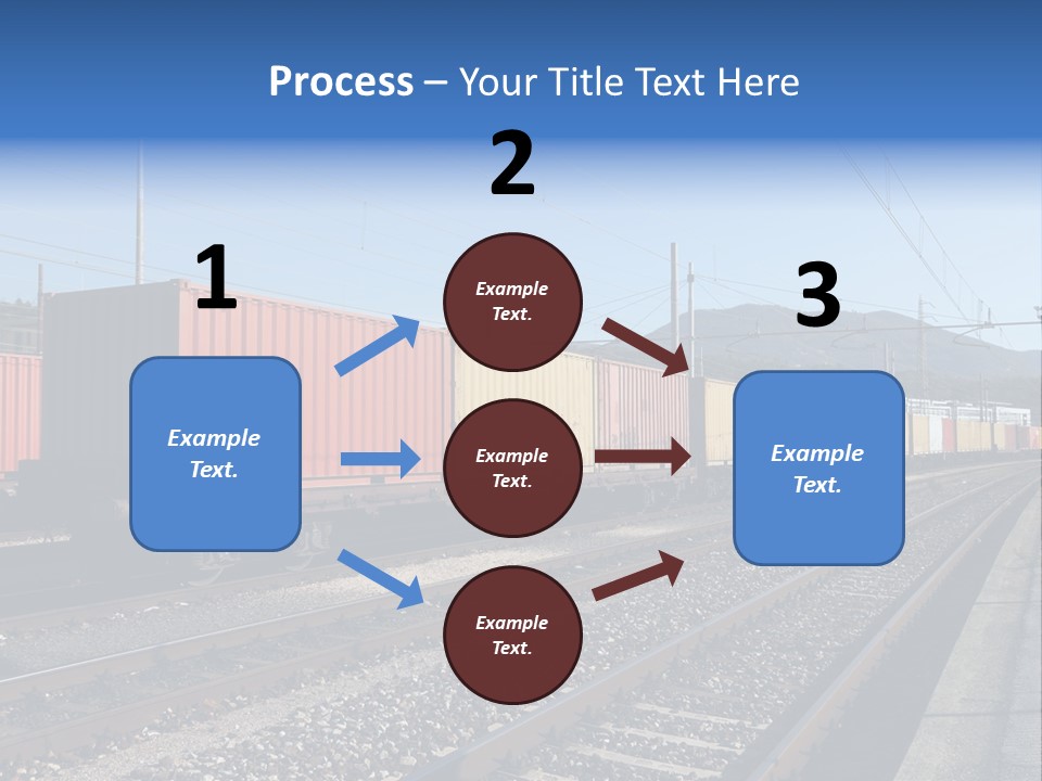 Motion Electric Cargo PowerPoint Template
