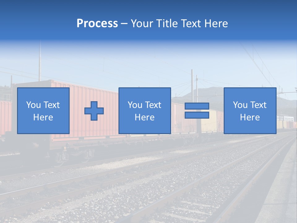 Motion Electric Cargo PowerPoint Template