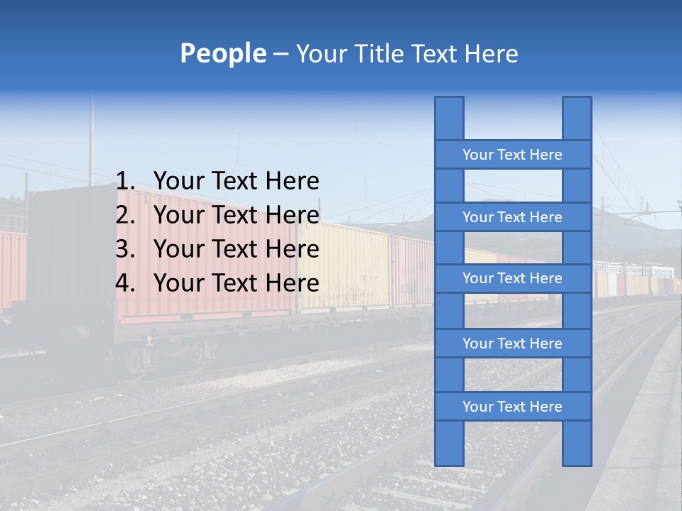 Motion Electric Cargo PowerPoint Template
