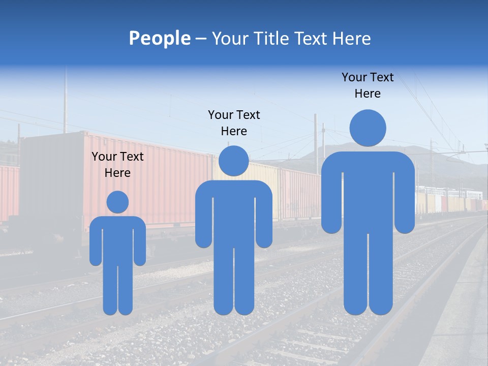 Motion Electric Cargo PowerPoint Template