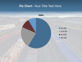 Tank Terminal Clouds PowerPoint Template