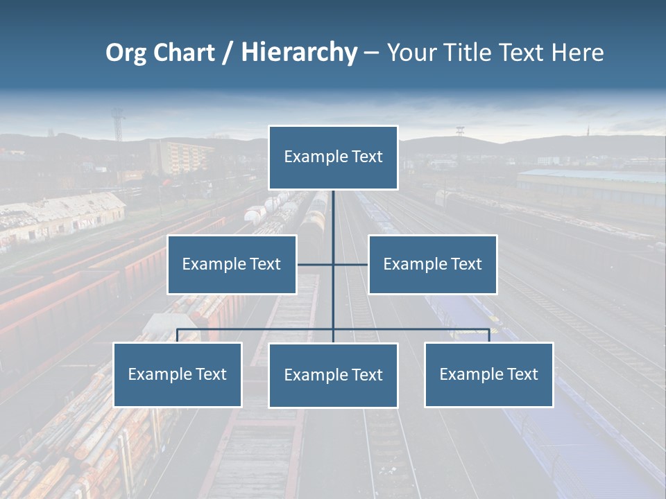 Tank Terminal Clouds PowerPoint Template