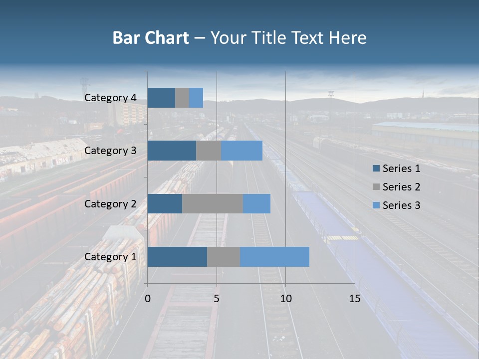 Tank Terminal Clouds PowerPoint Template