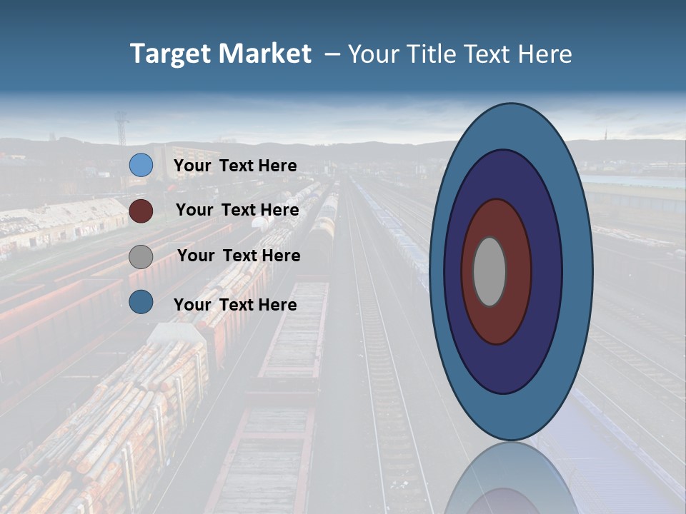 Tank Terminal Clouds PowerPoint Template