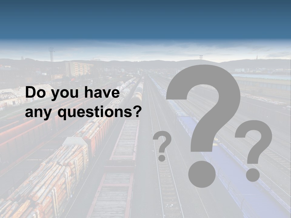 Tank Terminal Clouds PowerPoint Template