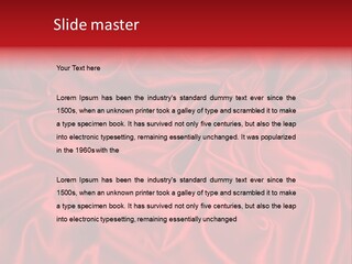 Shiny Silken Ruby PowerPoint Template