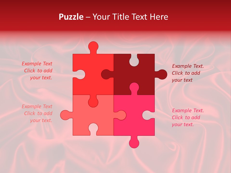 Shiny Silken Ruby PowerPoint Template