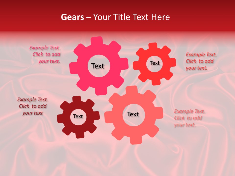 Shiny Silken Ruby PowerPoint Template