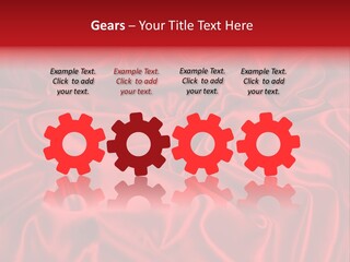 Shiny Silken Ruby PowerPoint Template