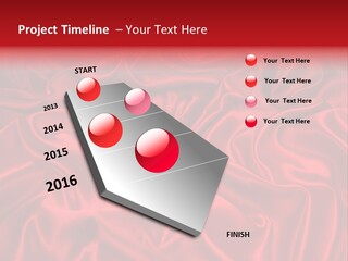 Shiny Silken Ruby PowerPoint Template