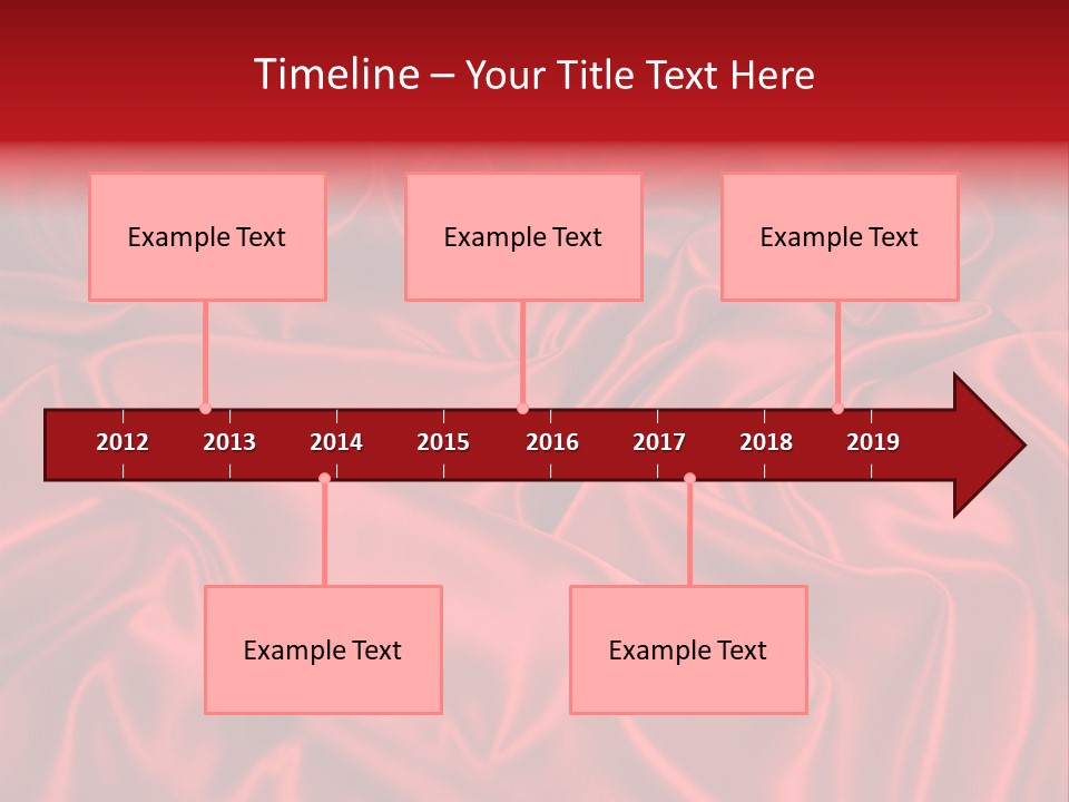 Shiny Silken Ruby PowerPoint Template