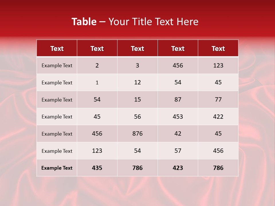 Shiny Silken Ruby PowerPoint Template