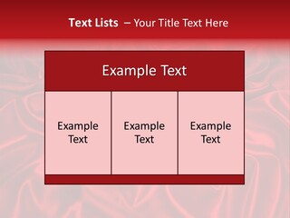 Shiny Silken Ruby PowerPoint Template
