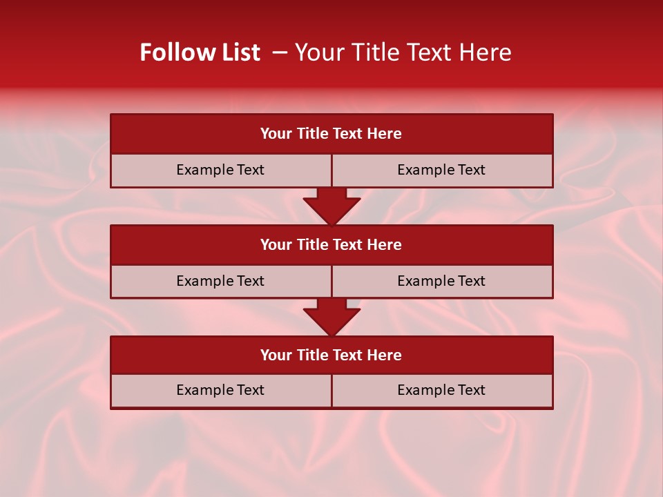 Shiny Silken Ruby PowerPoint Template