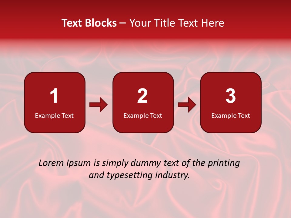 Shiny Silken Ruby PowerPoint Template