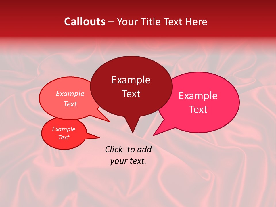 Shiny Silken Ruby PowerPoint Template