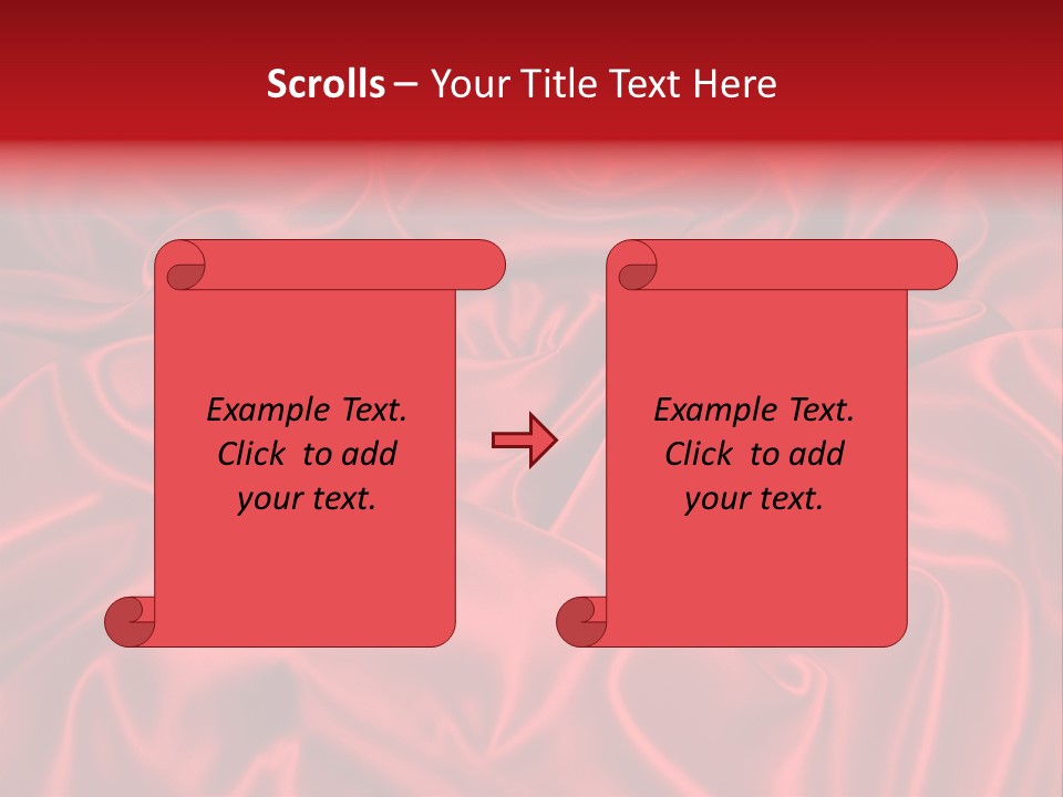 Shiny Silken Ruby PowerPoint Template