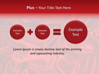 Shiny Silken Ruby PowerPoint Template