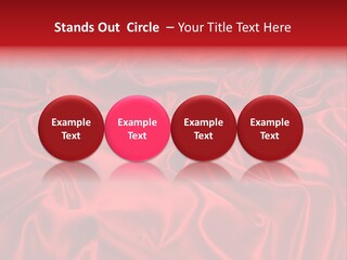 Shiny Silken Ruby PowerPoint Template