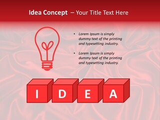Shiny Silken Ruby PowerPoint Template