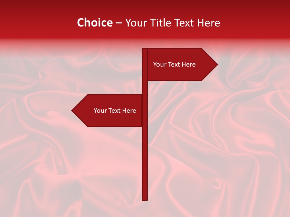 Shiny Silken Ruby PowerPoint Template