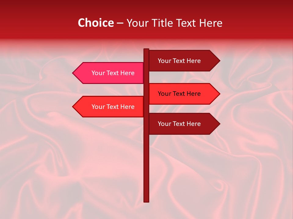 Shiny Silken Ruby PowerPoint Template