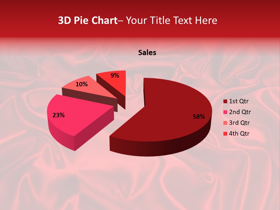 Shiny Silken Ruby PowerPoint Template