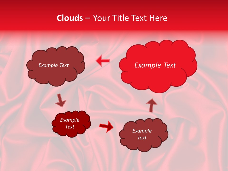 Luxury Smoky Flutter PowerPoint Template