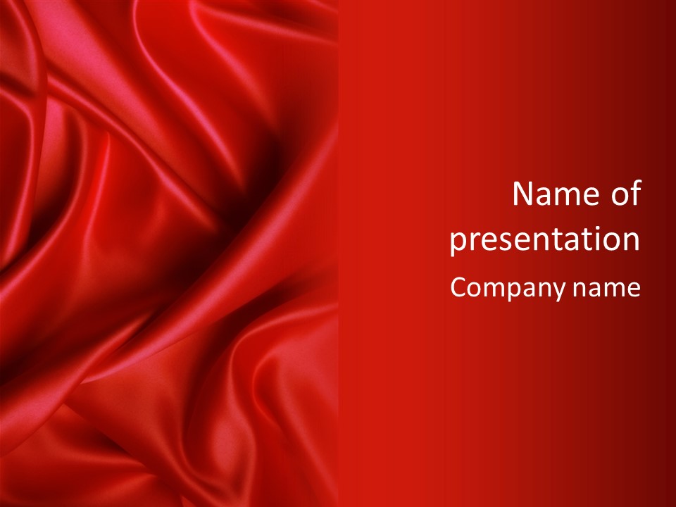 Shiny Luxurious Sexual PowerPoint Template