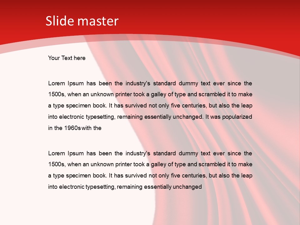 Space Texture Decoration PowerPoint Template