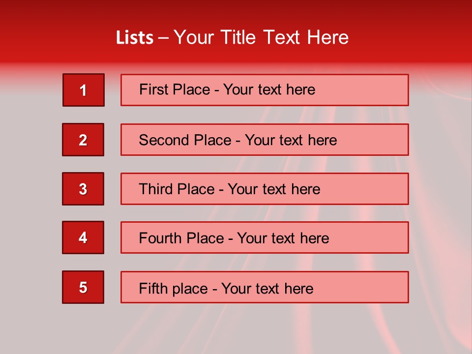 Passion Holiday Isolated PowerPoint Template