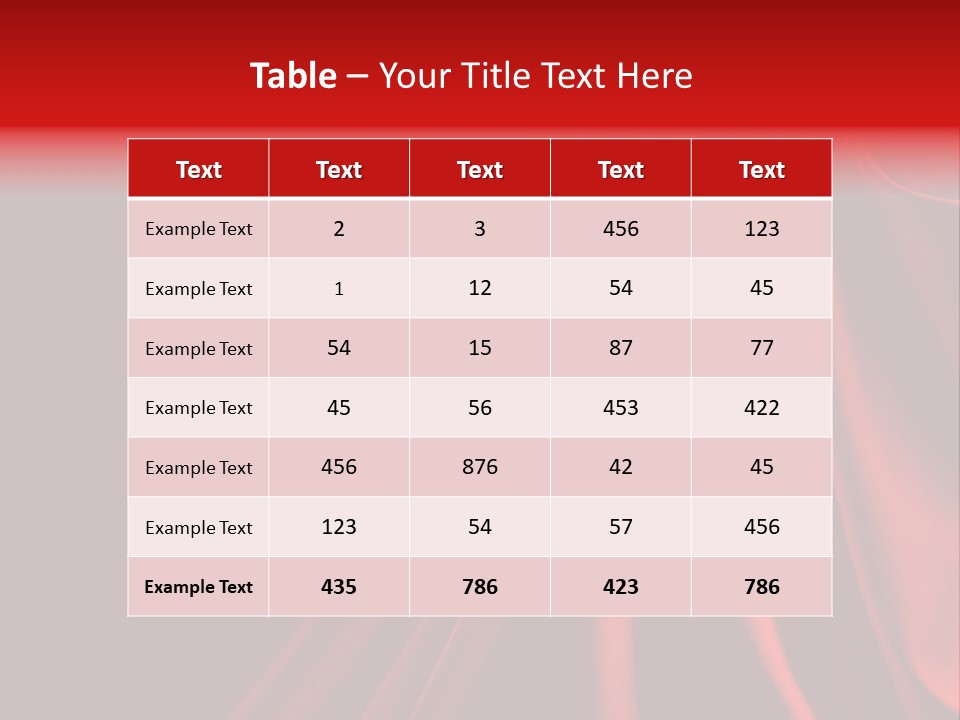 Passion Holiday Isolated PowerPoint Template