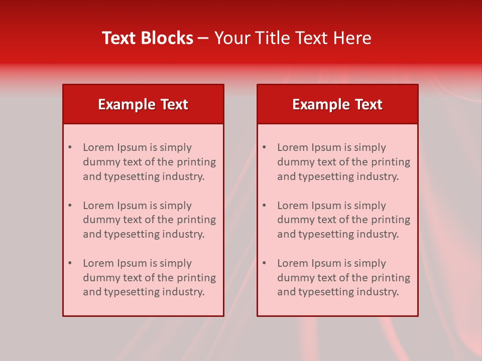 Passion Holiday Isolated PowerPoint Template