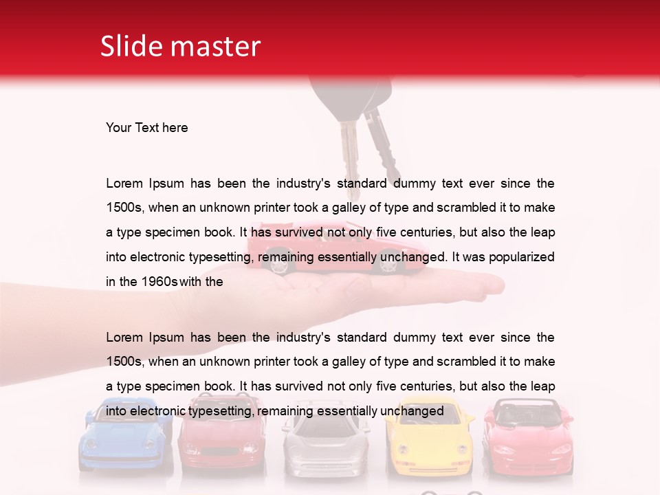 Credit Card Note Showing PowerPoint Template