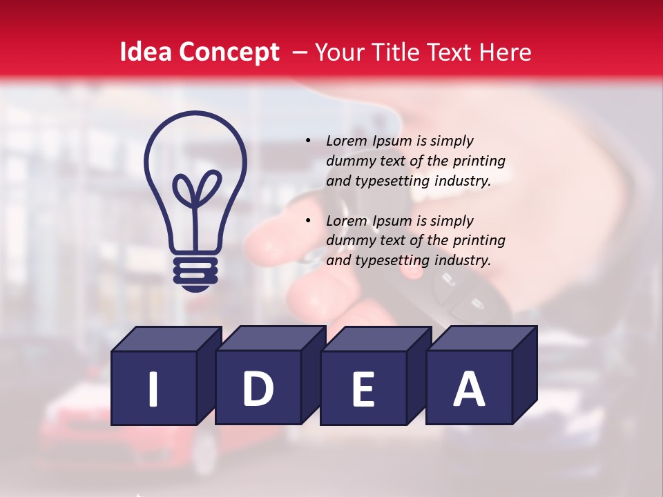 Technology Buying Rent PowerPoint Template