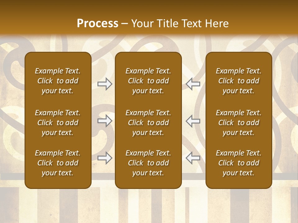 Beige Fabrick Worn PowerPoint Template