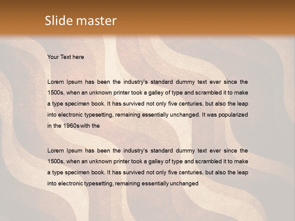 Liquid Artist Shape PowerPoint Template