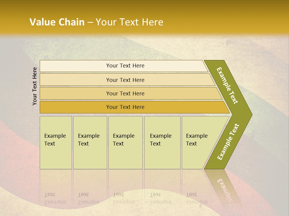 Layout Element Yellow PowerPoint Template