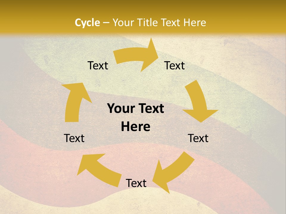 Layout Element Yellow PowerPoint Template