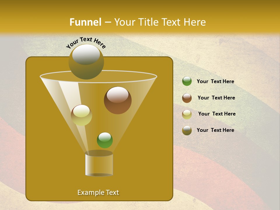 Layout Element Yellow PowerPoint Template