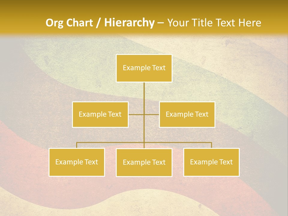 Layout Element Yellow PowerPoint Template